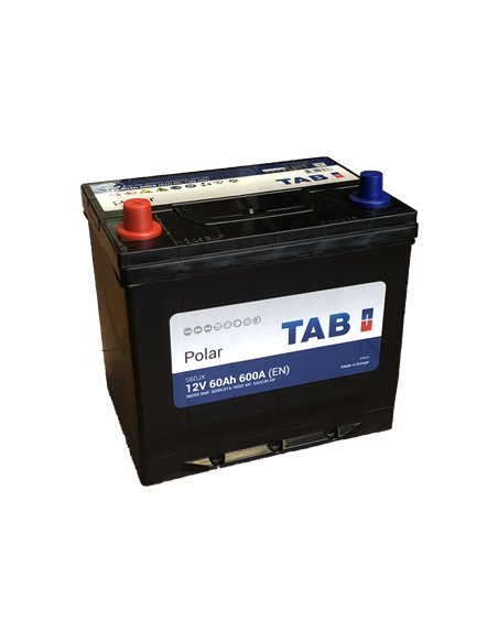 TAB Polar S akumuliatorius 12V 60Ah 600A Jap (+-)