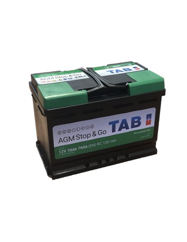 TAB AGM akumuliatorius 12V 70Ah 760A