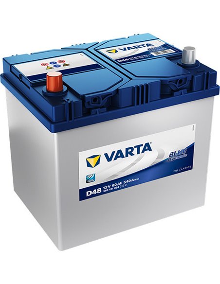 Akumuliatorius VARTA Blue Dynamic 60Ah 540 A EN 12V