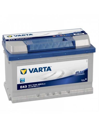 Akumuliatorius VARTA Blue Dynamic 72Ah 680 A EN 12V