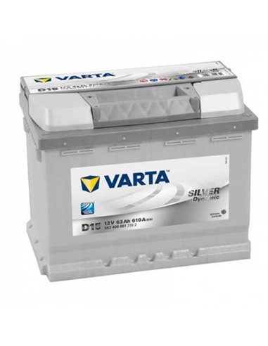 Akumuliatorius VARTA SILVER Dynamic 63Ah 610 A EN 12V