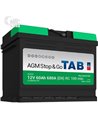 TAB AGM akumuliatorius 12V 60Ah 680A