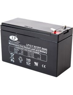 LP 7Ah 12V VRLA  akumuliatorius