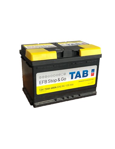 TAB EFB akumuliatorius 12V 70Ah 680A