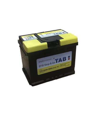 TAB EFB akumuliatorius 12V 60Ah 580A