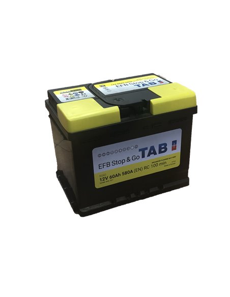 TAB EFB akumuliatorius 12V 60Ah 580A