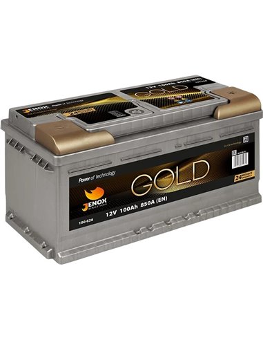 AKUMULIATORIUS JENOX GOLD 100AH 850A