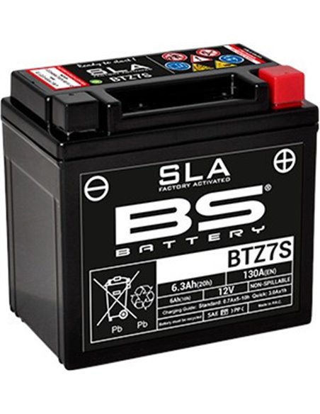 BTZ7S SLA 12V 6.3Ah akumuliatorius