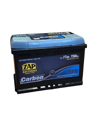 ZAP Carbon EFB akumuliatorius 12V 77Ah 750A