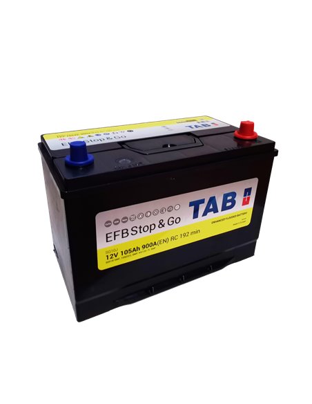 TAB EFB akumuliatorius 12V 105Ah 900A Jap (-+)