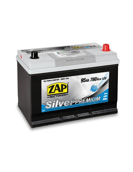 ZAP Silver Premium Jap (-+) akumuliatorius 12V 95Ah 760A