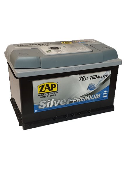 ZAP Silver Premium akumuliatorius 12V 78Ah 750A