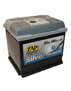 ZAP 54Ah Silver Premium  akumuliatorius
