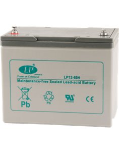 LP 65Ah 12V VRLA akumuliatorius