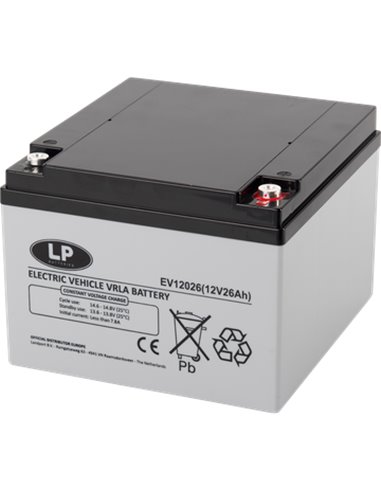 LP EV 26Ah 12V VRLA akumuliatorius