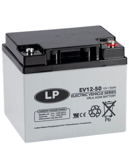 LP EV 50Ah 12V VRLA akumuliatorius