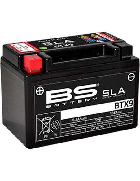 BTX9 SLA 12V 8.4Ah akumuliatorius