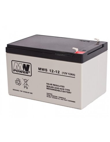 MWPower MWS akumuliatorius 12Ah 12V VRLA AGM