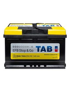 TAB EFB akumuliatorius 12V 80Ah 760A
