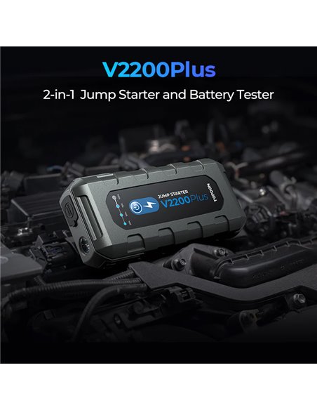 Išorinė baterija TOPDON V2200 Plus (su Jump Start funkcija)