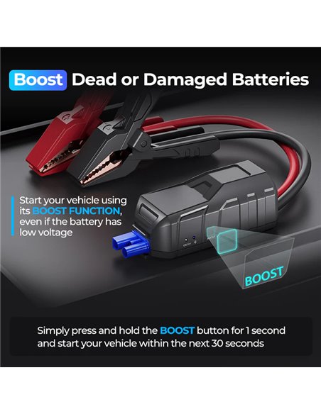 Išorinė baterija TOPDON V2200 Plus (su Jump Start funkcija)