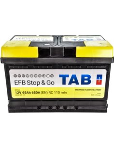 TAB EFB akumuliatorius 12V 65Ah 650A