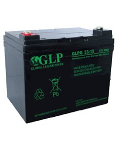 GLPG 33Ah 12V VRLA akumuliatorius