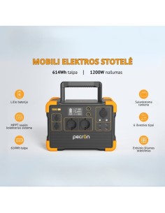 Nešiojama maitinimo stotis E600LFP 1200W 2