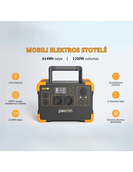 Nešiojama maitinimo stotis E600LFP 1200W
