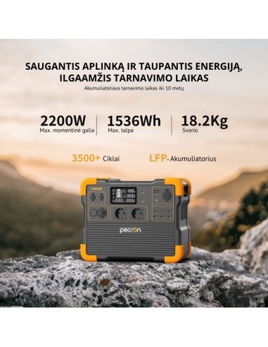 Nešiojama maitinimo stotis E1500LFP 2200W