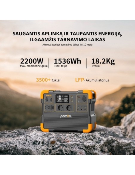 Nešiojama maitinimo stotis E1500LFP 2200W