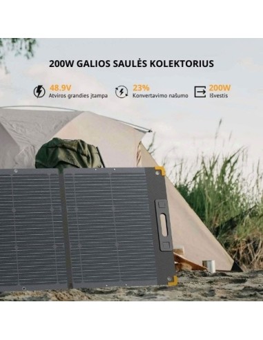 Nešiojamas saulės modulis PECRON 200W