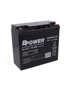 BPower 22Ah 12V VRLA akumuliatorius