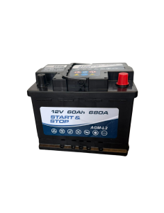 TEGO 60Ah AGM akumuliatorius 12V 680A