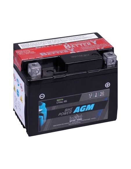 INTACT YTX4L-BS  akumuliatorius 12V 3Ah 50A