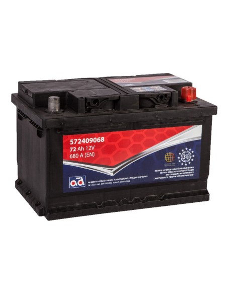 Akumuliatorius AD 72AH 680A