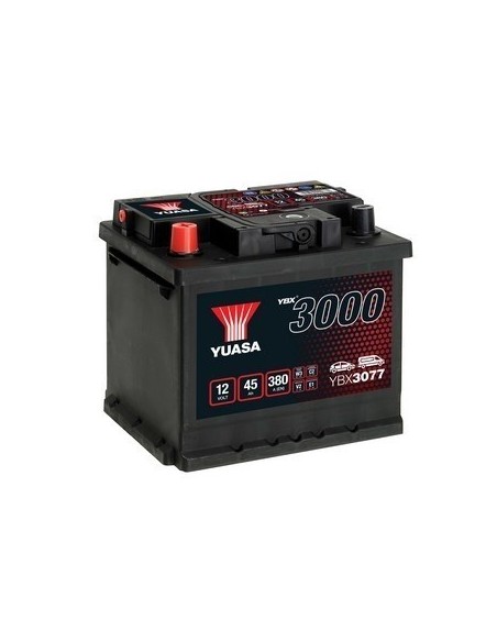 YUASA akumuliatorius 45Ah 380A