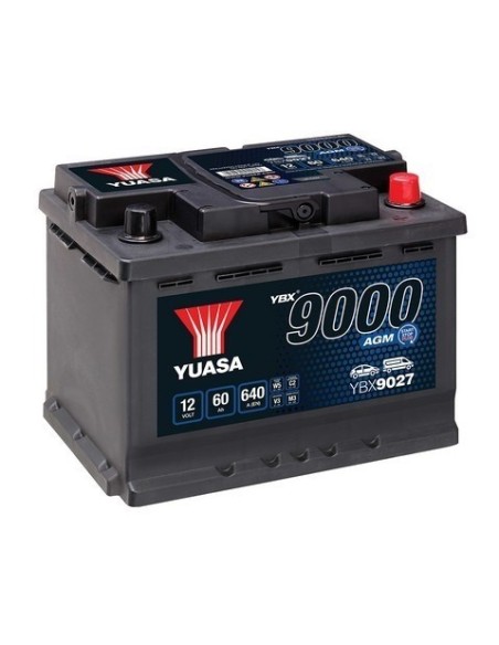 YUASA akumuliatorius AGM 60Ah 640A
