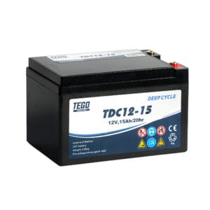 TEGO TDC12-15 akumuliatorius