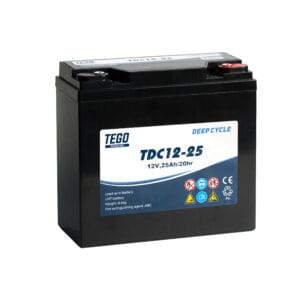 TEGO TDC12-25 akumuliatorius