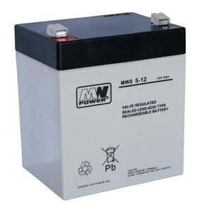 MW Power MWS 12V 5Ah VRLA akumuliatorius