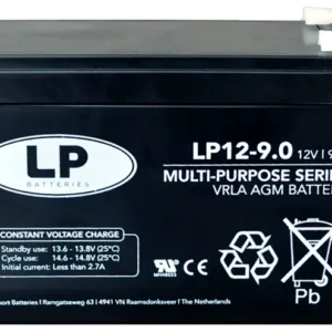 LP 9Ah 12V VRLA akumuliatorius