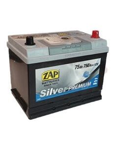 ZAP Silver Premium Jap (-+) akumuliatorius 12V 75Ah 750A