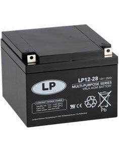 LP 28Ah 12V VRLA akumuliatorius