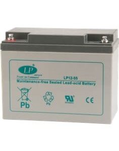 LP 55Ah 12V VRLA akumuliatorius
