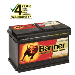Banner AGM 70Ah 760A RUNNING BULL akumuliatorius 12V