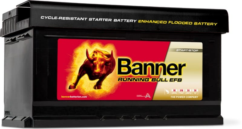 Banner EFB 75Ah 730A akumuliatorius 12V
