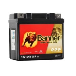Banner 6Ah Bike Bull GEL 12V 95A akumuliatorius 114x71x106mm