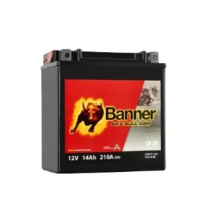 Banner 14Ah Bike Bull AGM 12V 210A akumuliatorius 150x87x161mm