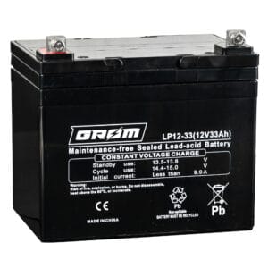 Akum. Grom 12V 33 Ah AGM 192x127x180mm